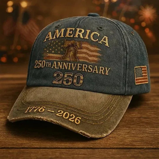 United States 250th Anniversary Red Capap