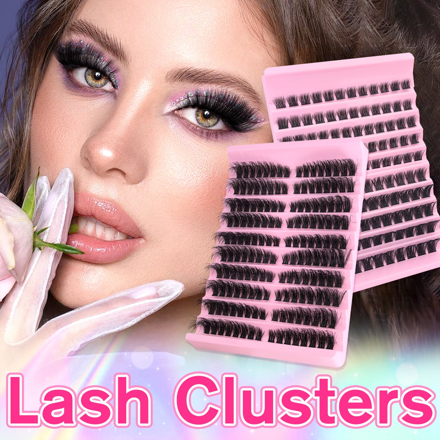 🔥JUST 1 HIT🔥 2000 Pcs  Mixed-Length Individual False Eyelash Kit
