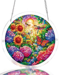 Golden Butterfly Garden Light Suncatcher-Acrylic Window Art