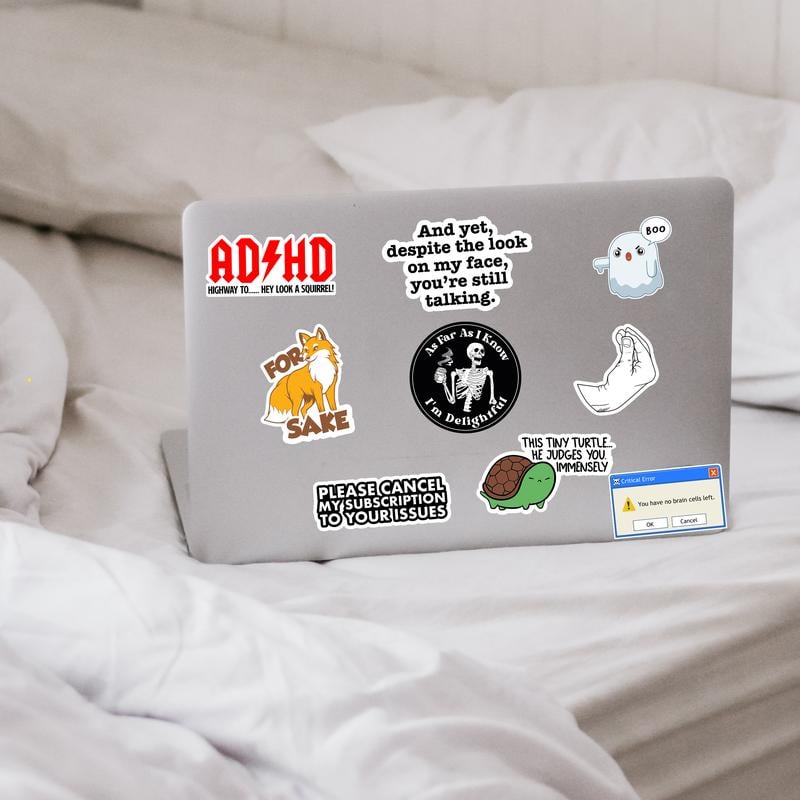 130 PCS Funny Saying Sticker Pack