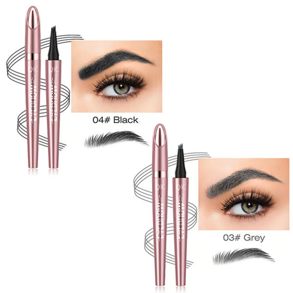 🎁Last Day Each only $6.66 and Free shipping✨Waterproof Micro-Fork Eyebrow Pencil, Long-Lasting Brow Pen for Natural Hair-Like Strokes