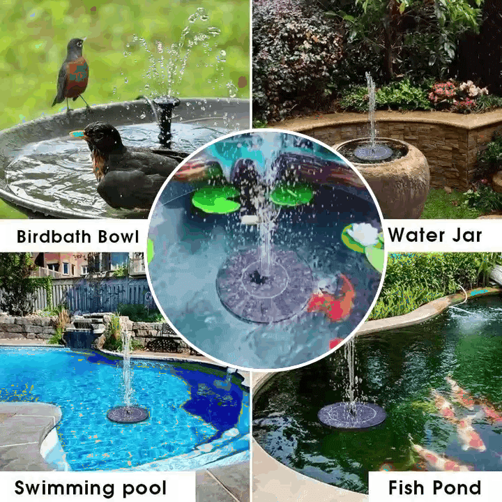 🔥Last Day 50% OFF🔥Solar-powered bird fountains