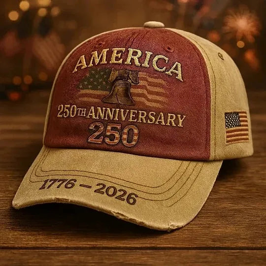 United States 250th Anniversary Red Capap