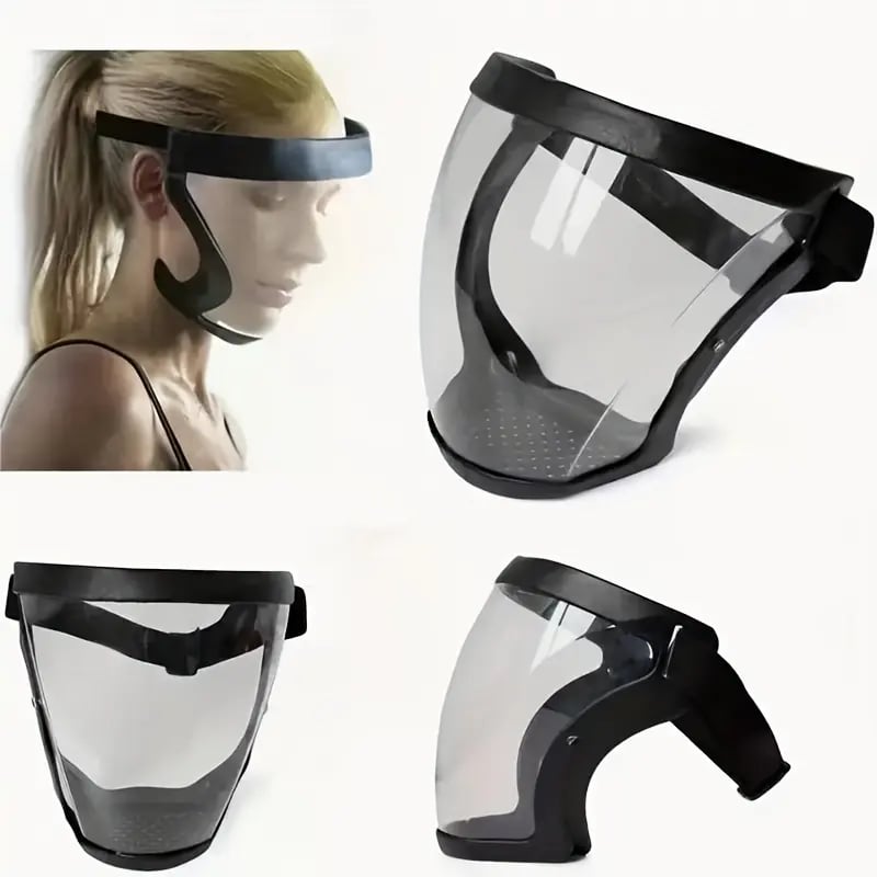 🔥Last Day 49% OFF -each only $8.3 Free Shiping🛠️Transparent Visor - Adjustable Full-Face Protective Shield