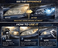 🚗QIFOR Automotive Headlamp Restoration Fluid Oxidized