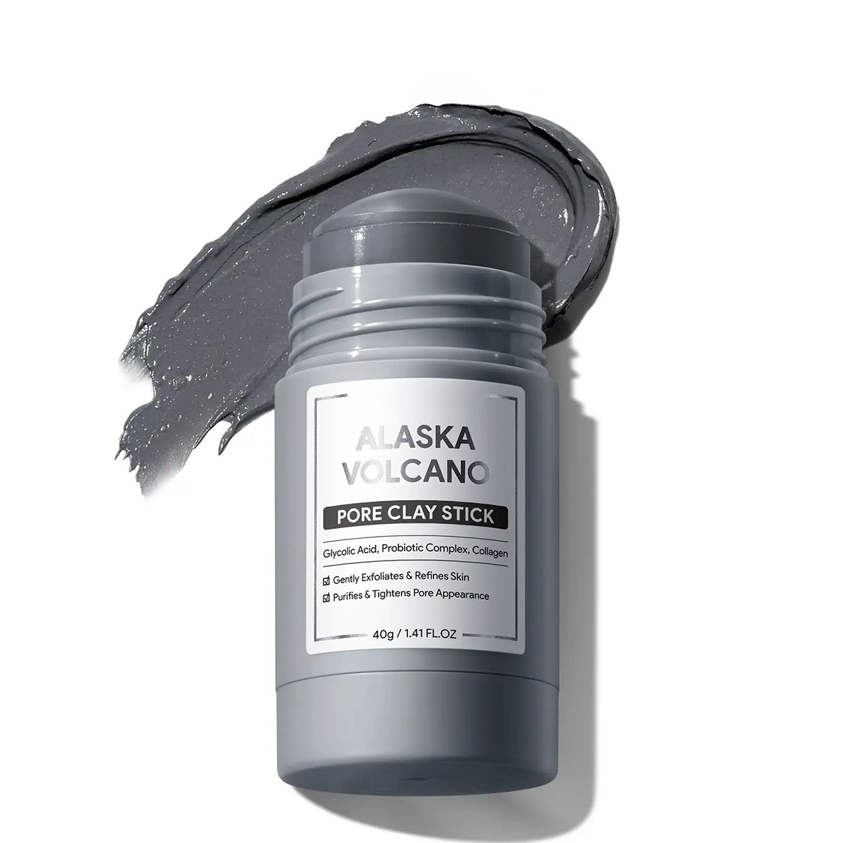 💥Each only $5.9💥Alaska Volcano Pore Clay Stick Cleansing Blackhead Remover Face Mask Stick