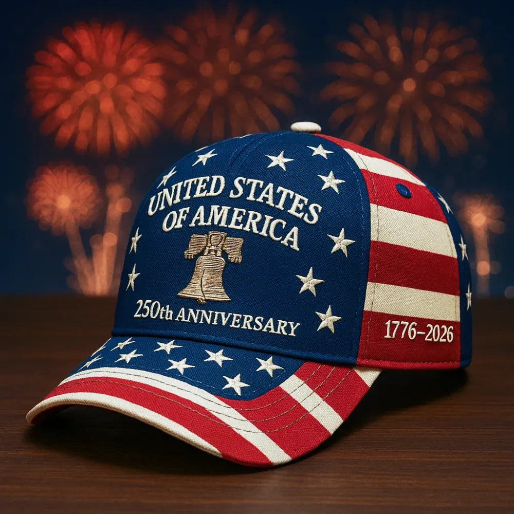 250Th Anniversary Celebration Of The Founding Of The United States, Washed Cotton Duckbill Cap