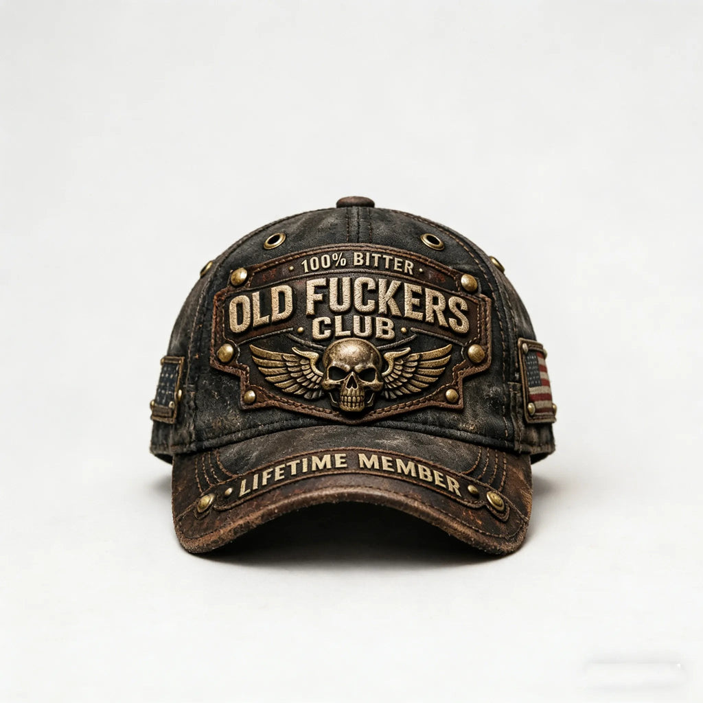 🔥Last Day 50% OFF - Old F*ckers Club Vintage Baseball Cap
