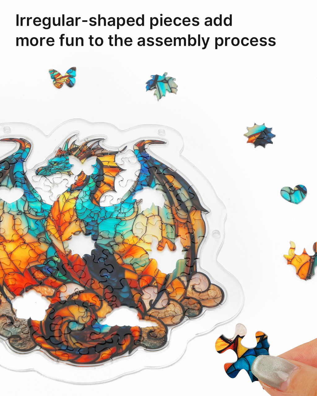 Oceanfire Dragon Light Suncatcher-Acrylic Window Art