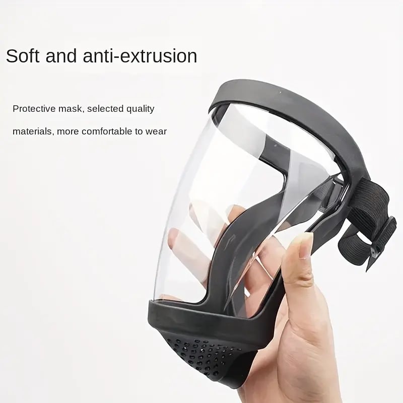 🔥Last Day 49% OFF -each only $8.3 Free Shiping🛠️Transparent Visor - Adjustable Full-Face Protective Shield