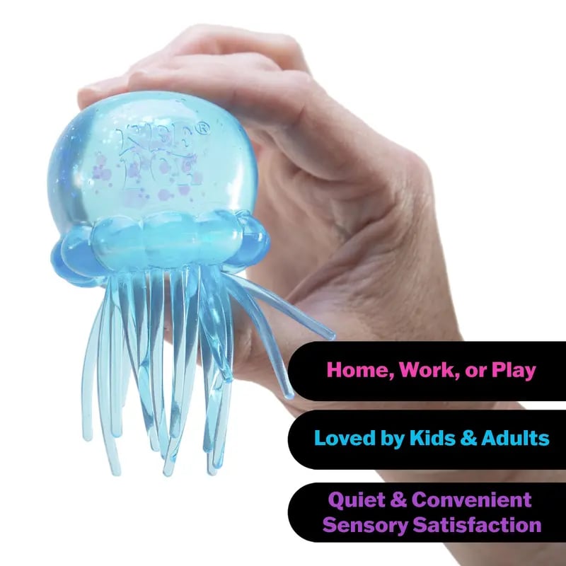 ✨each only $9.99 ✨NeeDoh Schylling Jelly Squish – Soft Gel-Filled Sensory Squeeze Toy for Home, Office & Travel