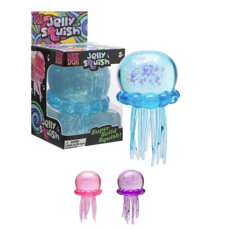 ✨each only $9.99 ✨NeeDoh Schylling Jelly Squish – Soft Gel-Filled Sensory Squeeze Toy for Home, Office & Travel