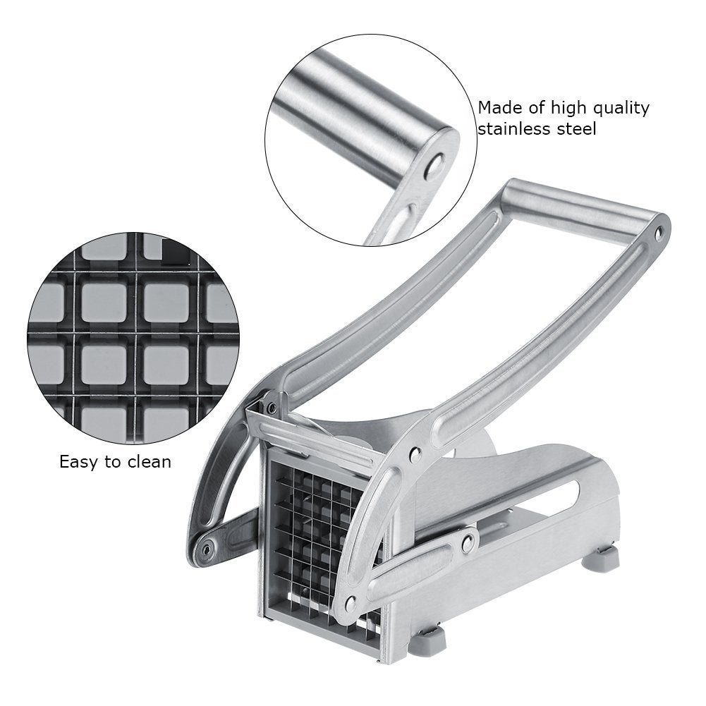 🍟 French Fry Cutter & Perfect Fries Every Time – Effortless Cutting in Seconds! 🔥