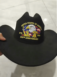 🔥Flash Sale-58% Off🔥⚡250th Anniversary Embroidered Cowboy Hat🦅