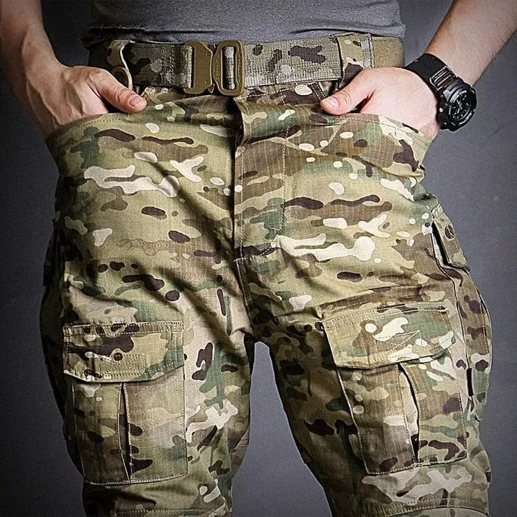 ✨Today Only Sale 50% OFF-Multifunctional Waterproof Ripstop Pants With 8 Pockets, Elastic Waistband-Unisex Stretch Fit