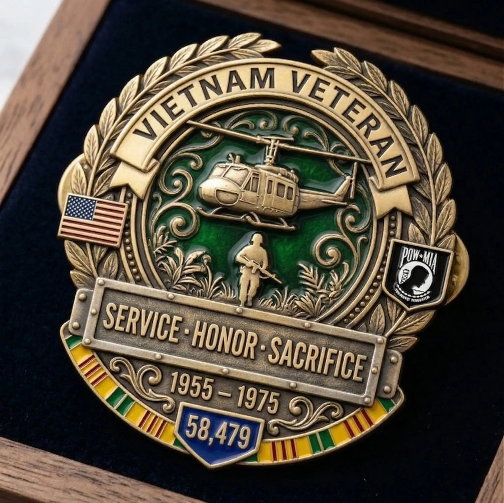 🦅LAST DAY 50% OFF - 🎖️Vietnam Veteran Honor Commemorative Pin