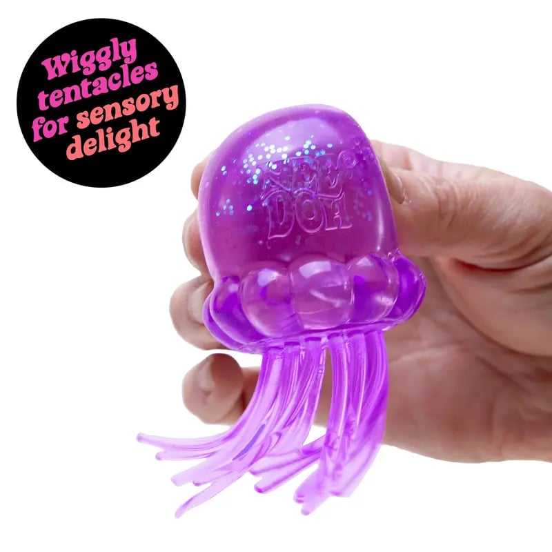 ✨each only $9.99 ✨NeeDoh Schylling Jelly Squish – Soft Gel-Filled Sensory Squeeze Toy for Home, Office & Travel