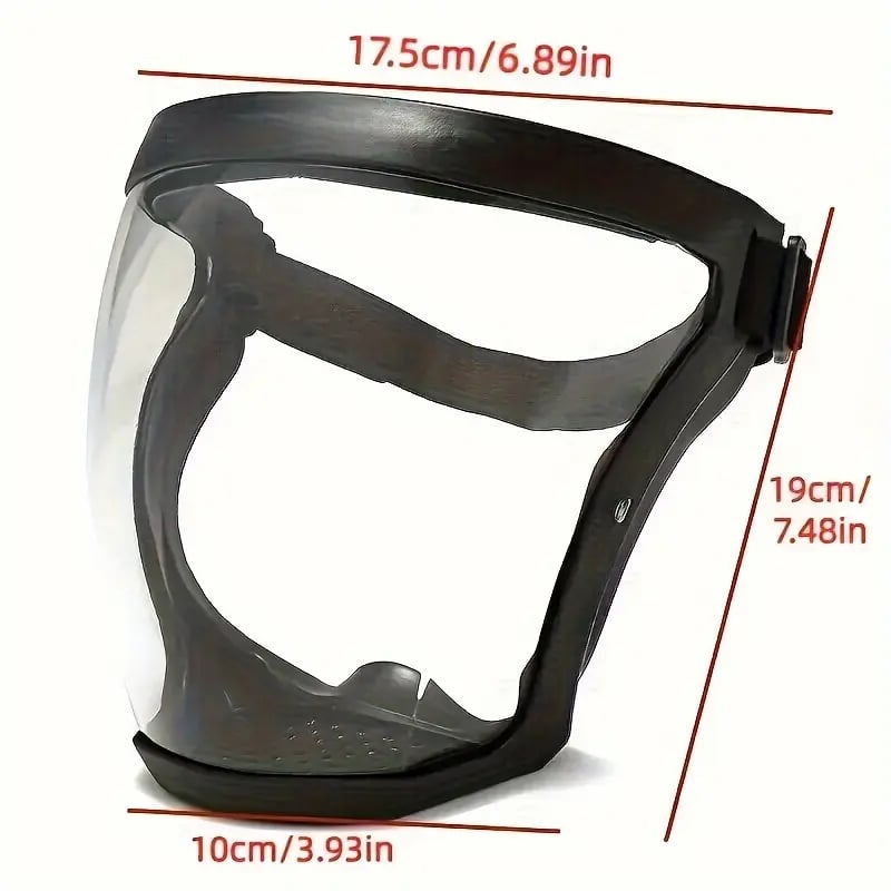 🔥Last Day 49% OFF -each only $8.3 Free Shiping🛠️Transparent Visor - Adjustable Full-Face Protective Shield