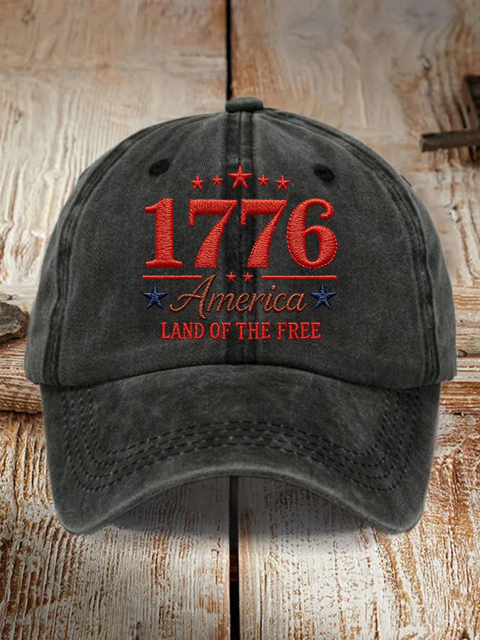 250Th Anniversary Washed Cotton Duckbill Cap For Both Men And Women