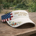 US 250th Anniversary Art Print Casual Tennis Cap