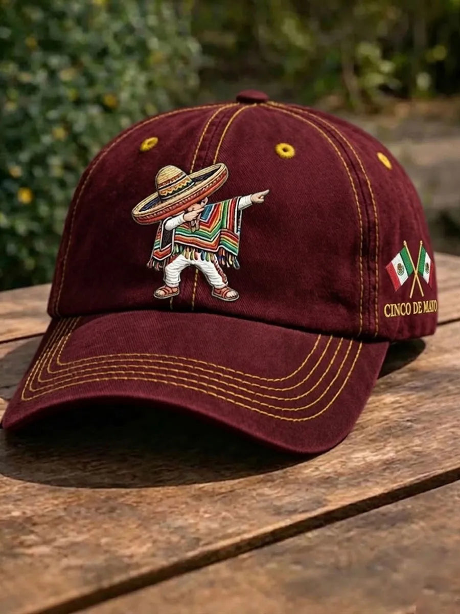 Unisex  Retro Mexican Cinco De Mayo  Baseball Cap