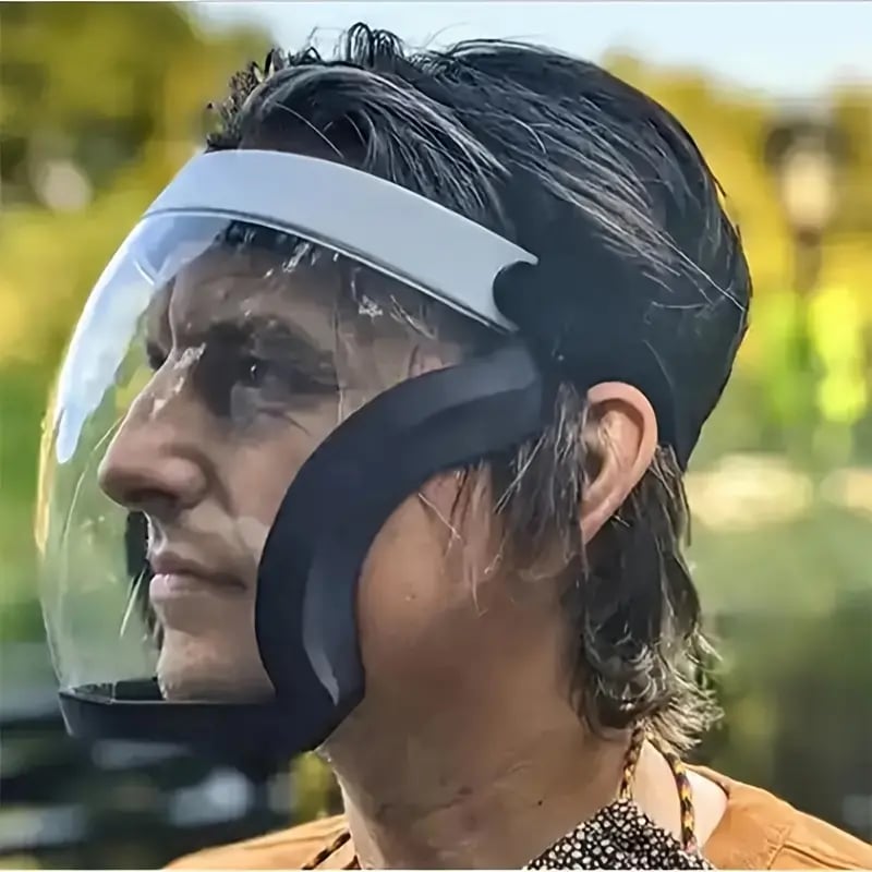 🔥Last Day 49% OFF -each only $8.3 Free Shiping🛠️Transparent Visor - Adjustable Full-Face Protective Shield