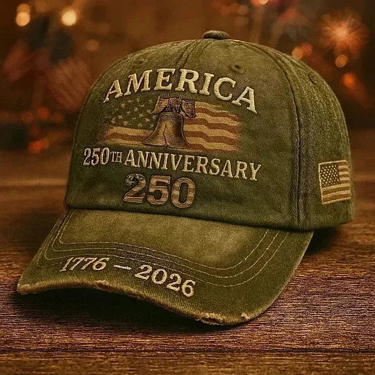 United States 250th Anniversary Red Capap