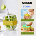 🧊 2-in-1 Ice Cube Bottle – Quick Ice Making & Refreshing Sips