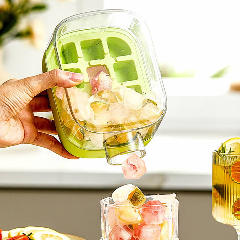 🧊 2-in-1 Ice Cube Bottle – Quick Ice Making & Refreshing Sips