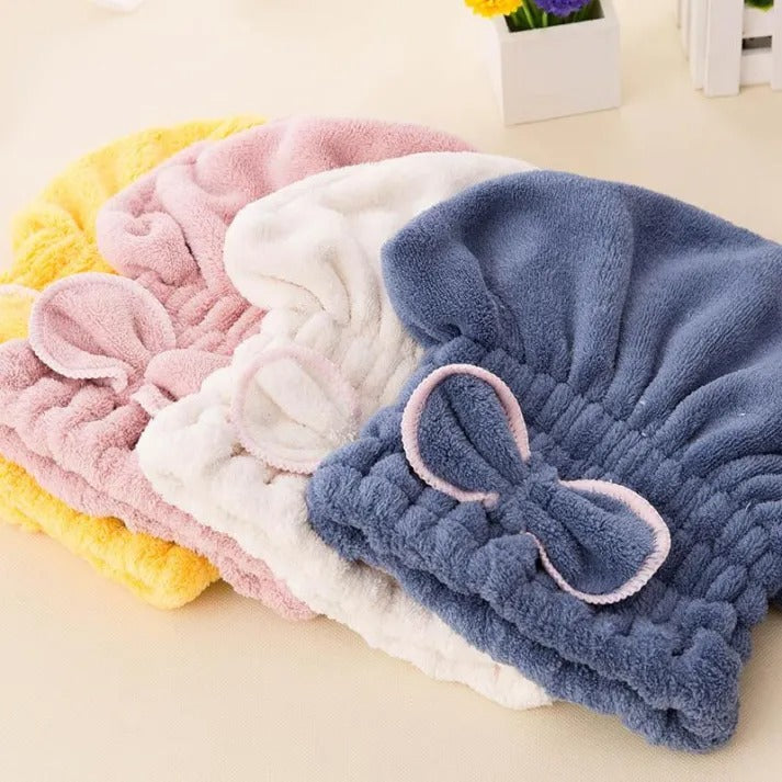🔥BUY 2 GET 1 FREE TODAY & Ultra-Plush Anti-Frizz Hair Towel Caps