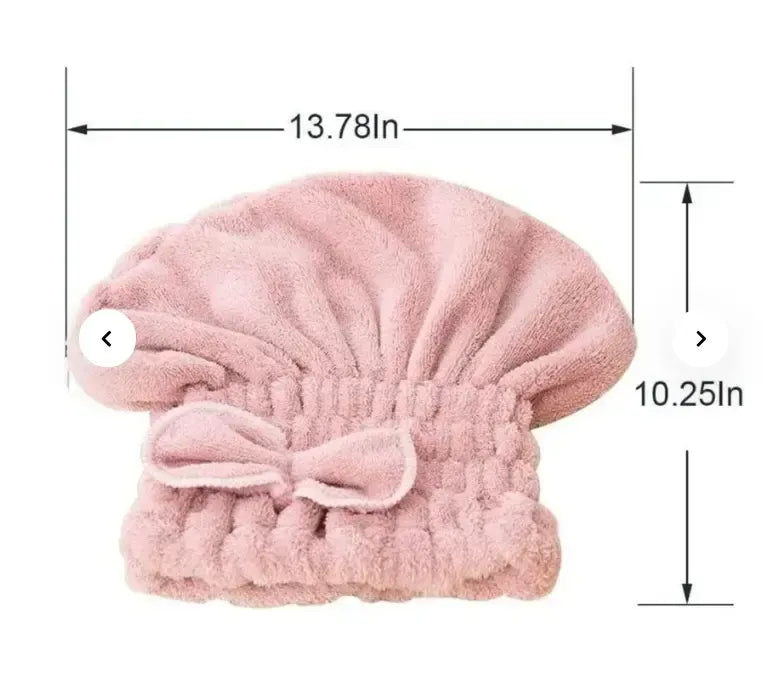 🔥BUY 2 GET 1 FREE TODAY & Ultra-Plush Anti-Frizz Hair Towel Caps